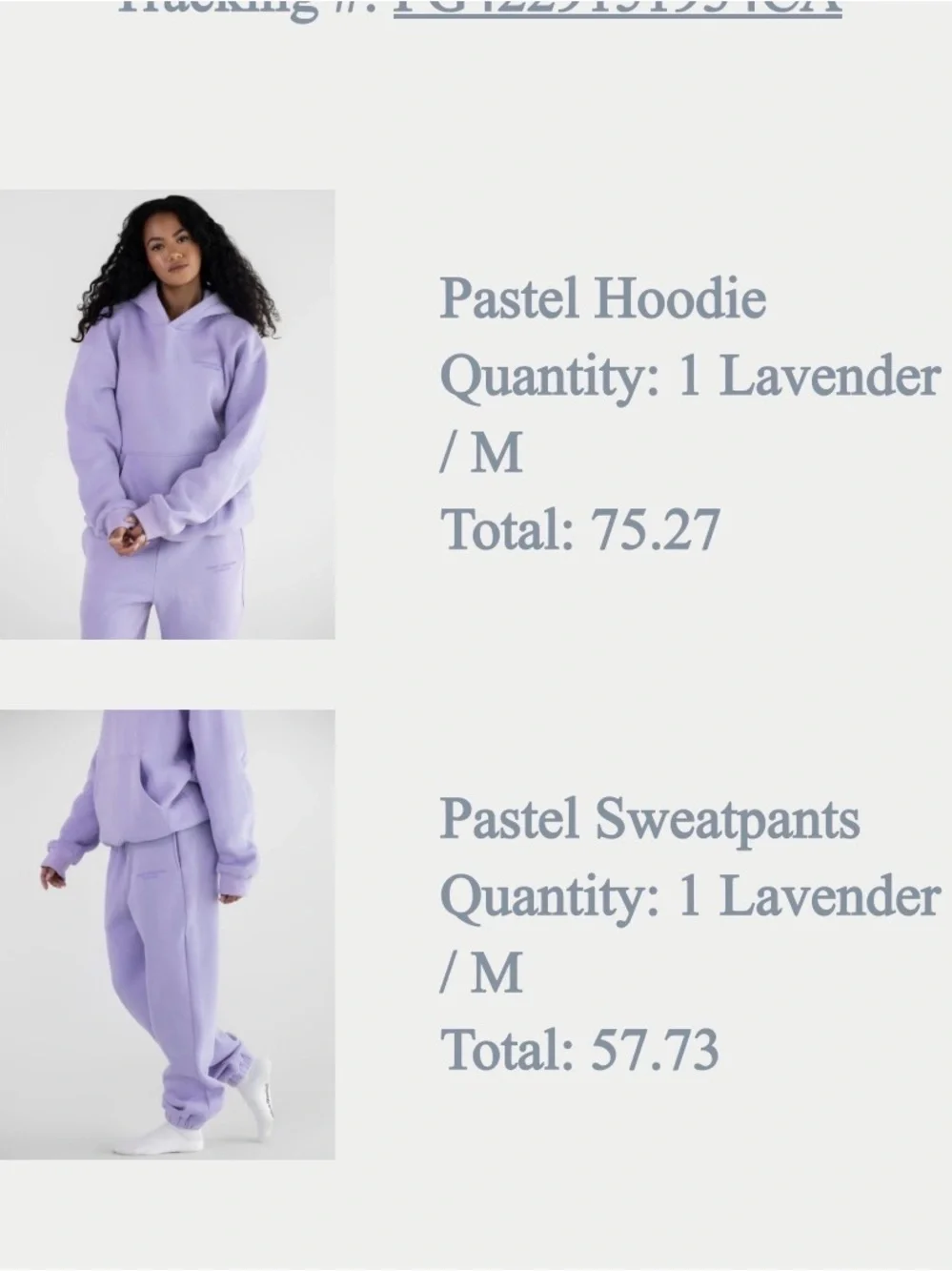 Comfrt Hoodie sweatpants set - Picture 3 of 3